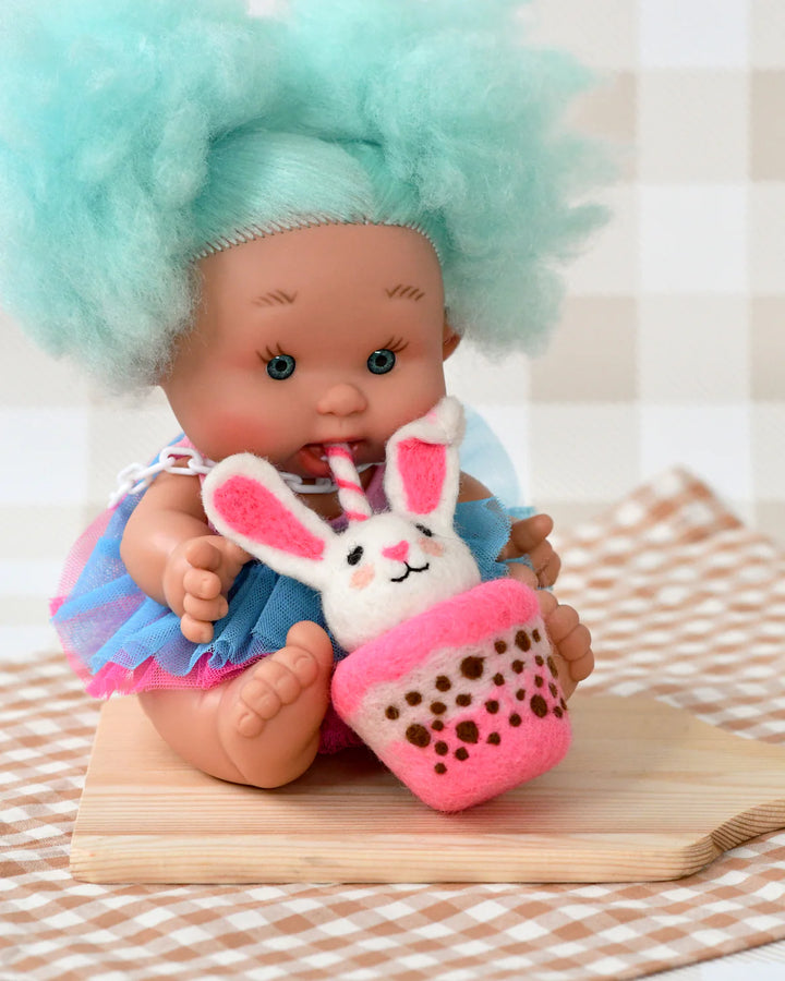 Sale Felt Bunny Boba Bubble Tea Drink