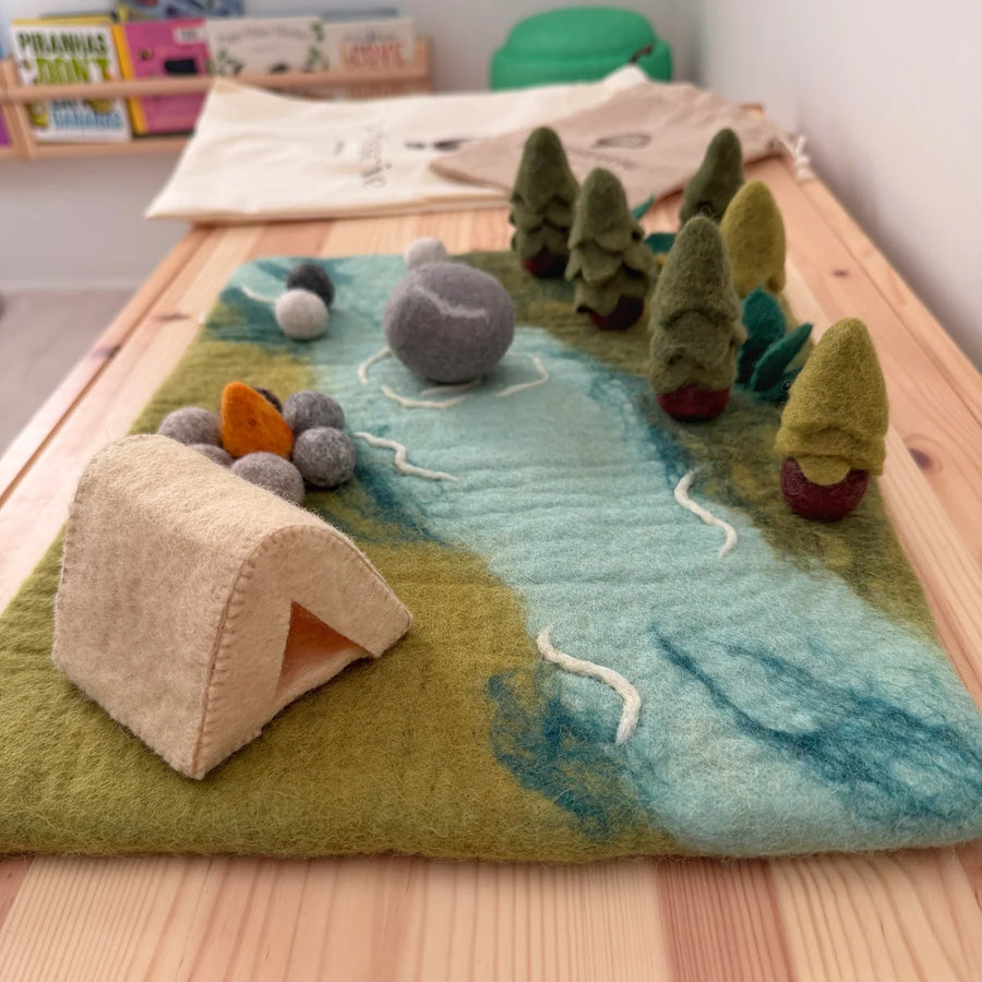 Playtisserie Felt Camping Play Mat, Set of 19