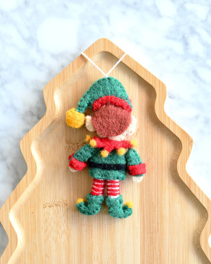 Sale Felt Christmas Elf Ornament