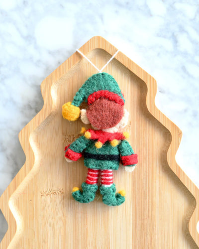 Pre-Order Felt Christmas Elf Ornament