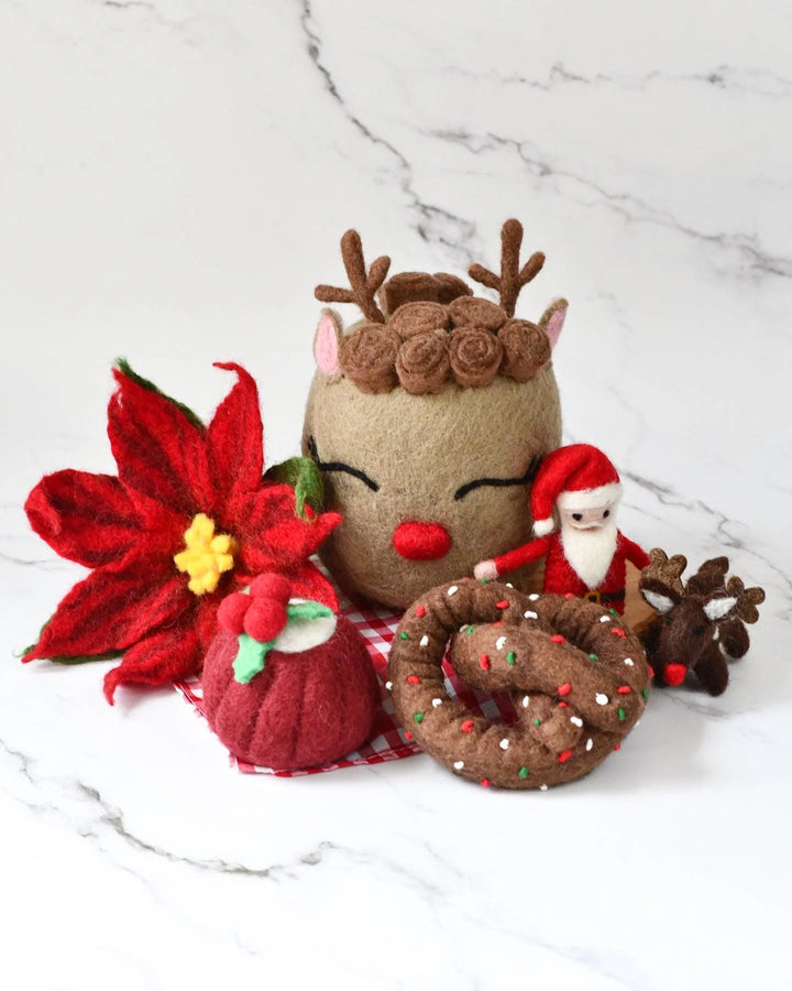 Felt Christmas Play Food Grazing Box, Set C