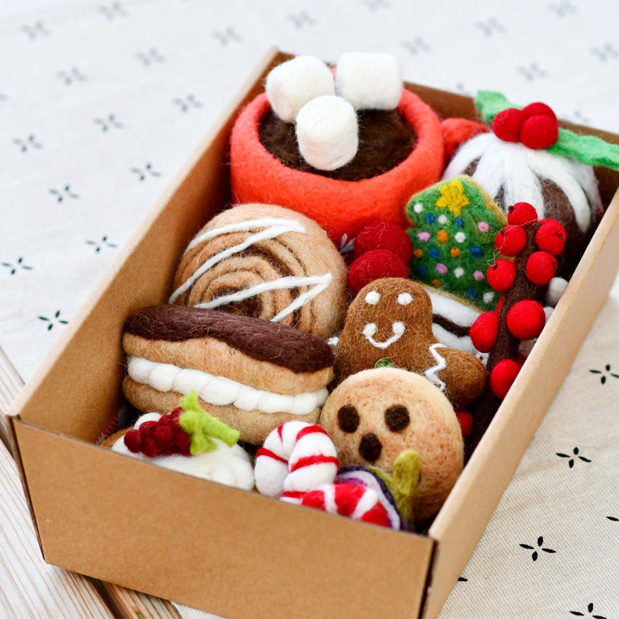 Sale Felt Christmas Play Food Grazing Box, Set A