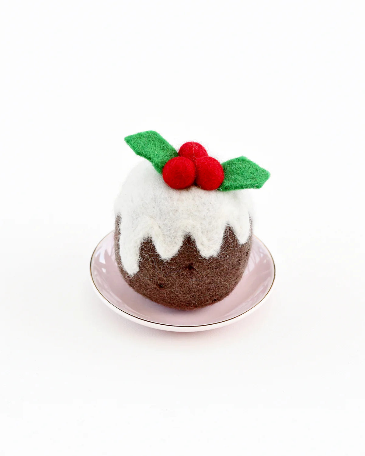 Pre-Order Felt Christmas Pudding, Tall (Ships in November)