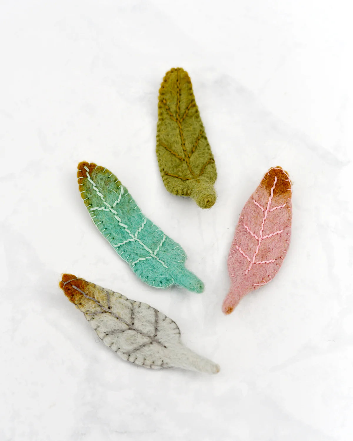 Felt Feathers, Set of 4