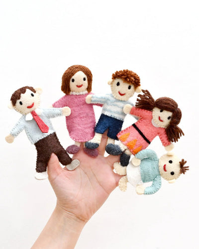 Pre-Order Felt Finger Family Puppet Set