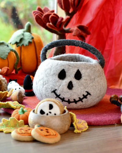 Sale Felt Halloween Angry Skull Cookie