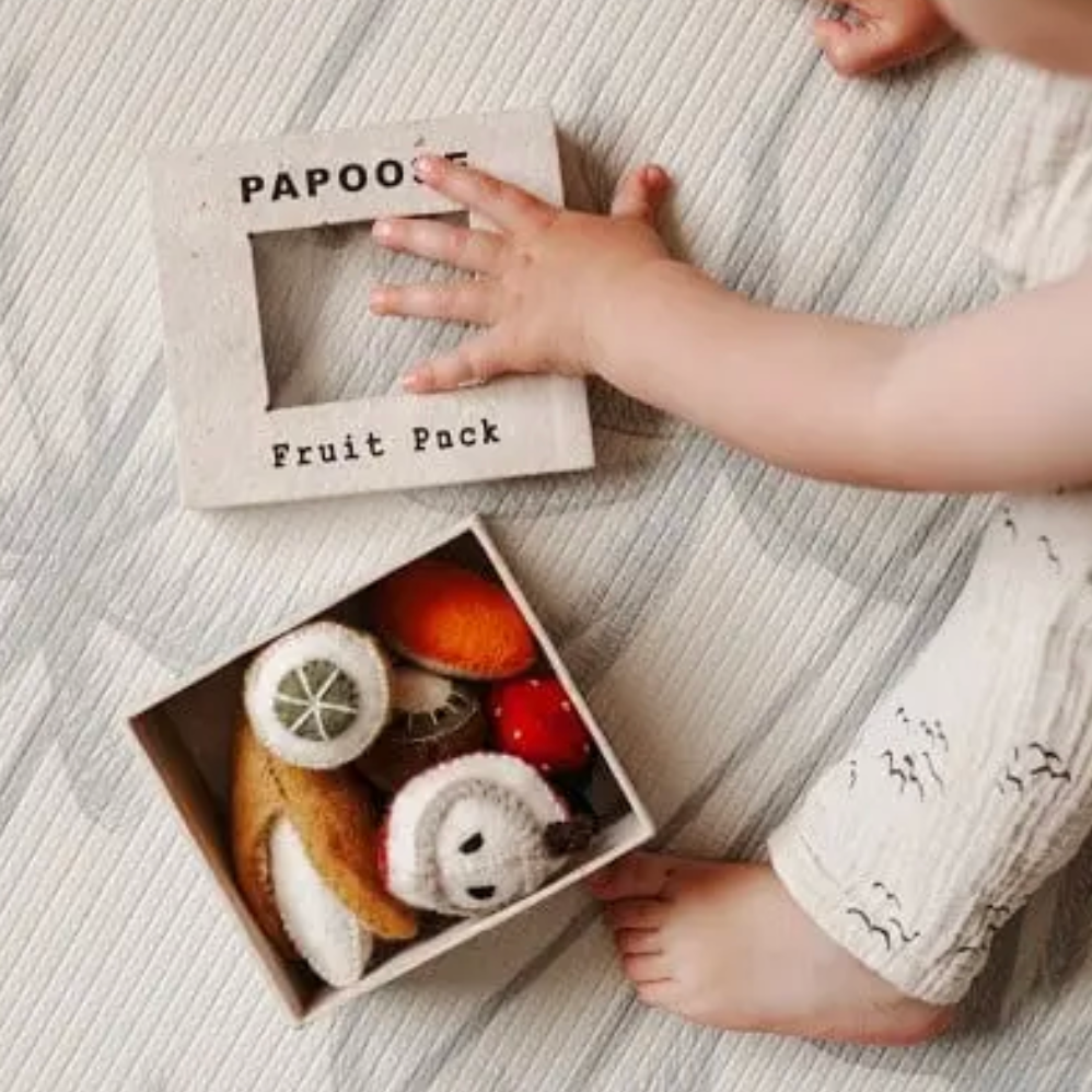 Papoose Felt Fruit Boxed Set