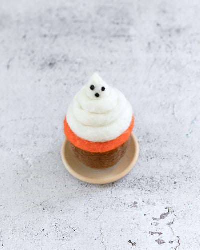 Felt Halloween Cupcake Cute Ghost