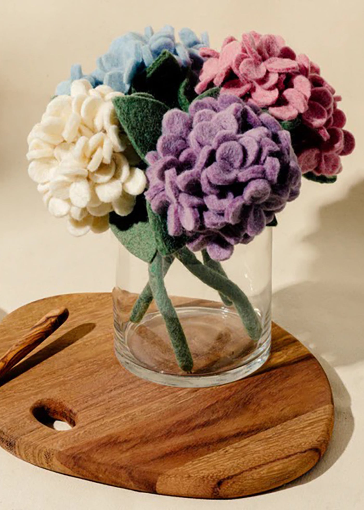 Felt Hydrangea Bouquet