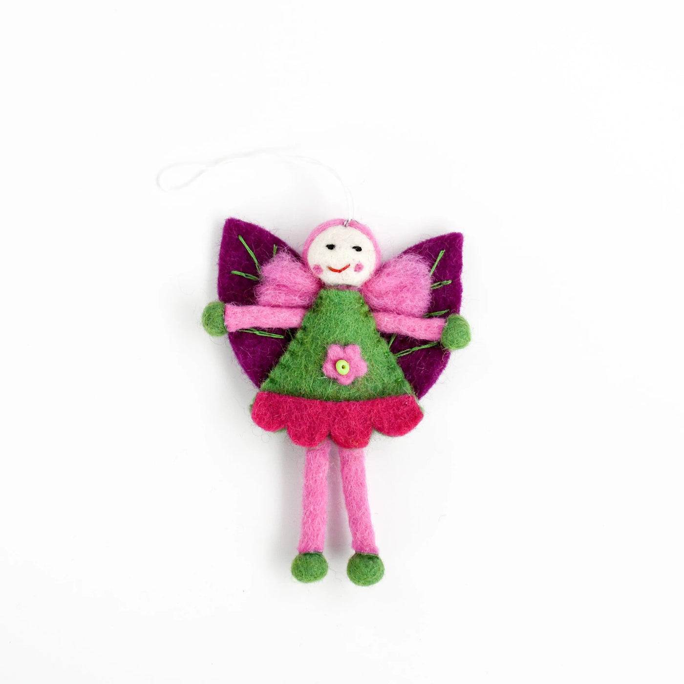 Felt Leaf Fairy - Pink Hair (Ships in 1 Week)