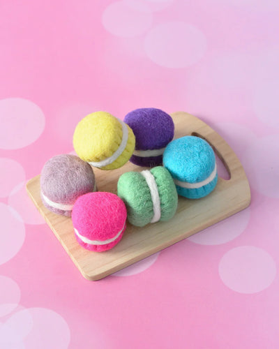 Pre-Order Felt Macarons, Set of 6 (Ships end of October)