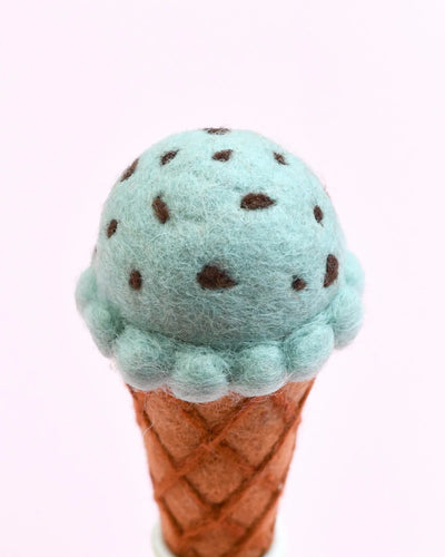 Felt Mint Chocolate Chip Ice Cream