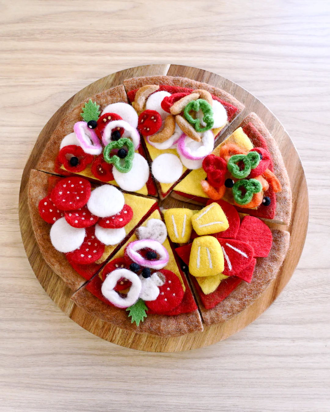 Felt Mushroom Pizza Slice
