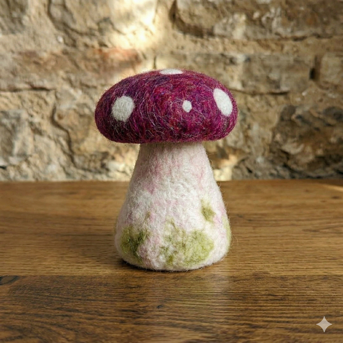 Felt Mushroom, Purple