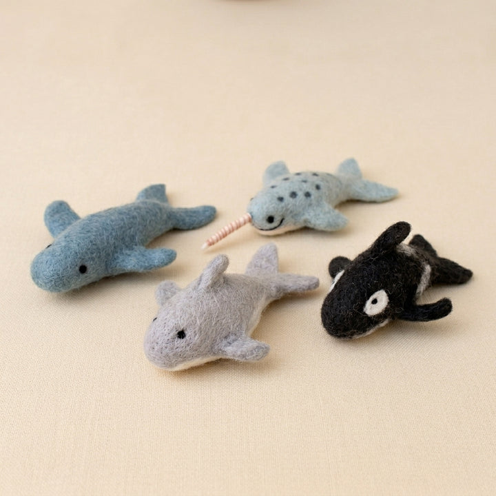 Felt Ocean Marine Mammals, Set of 4