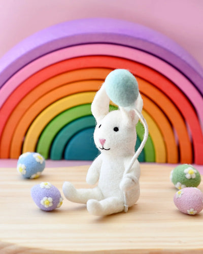 Felt Rabbit with Balloon Toy