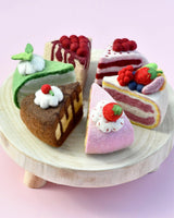 Felt Red Velvet Cake Slice · view 4