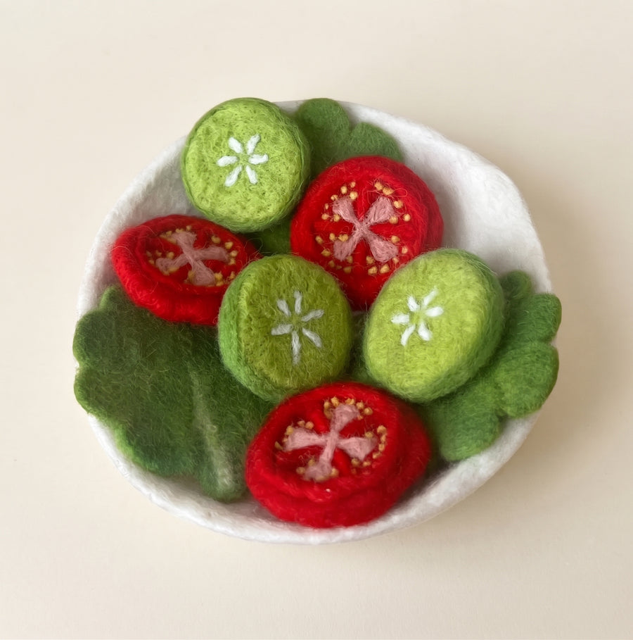 Playtisserie Felt Salad, Set of 10