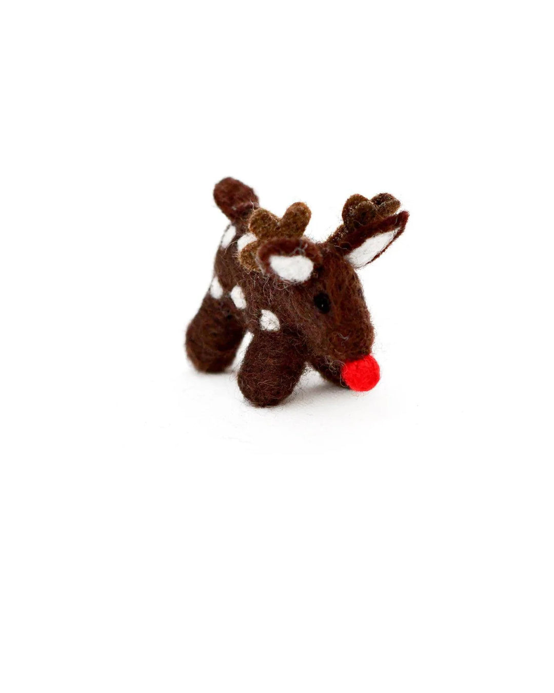 Sale Felt Small Red-Nosed Reindeer Toy