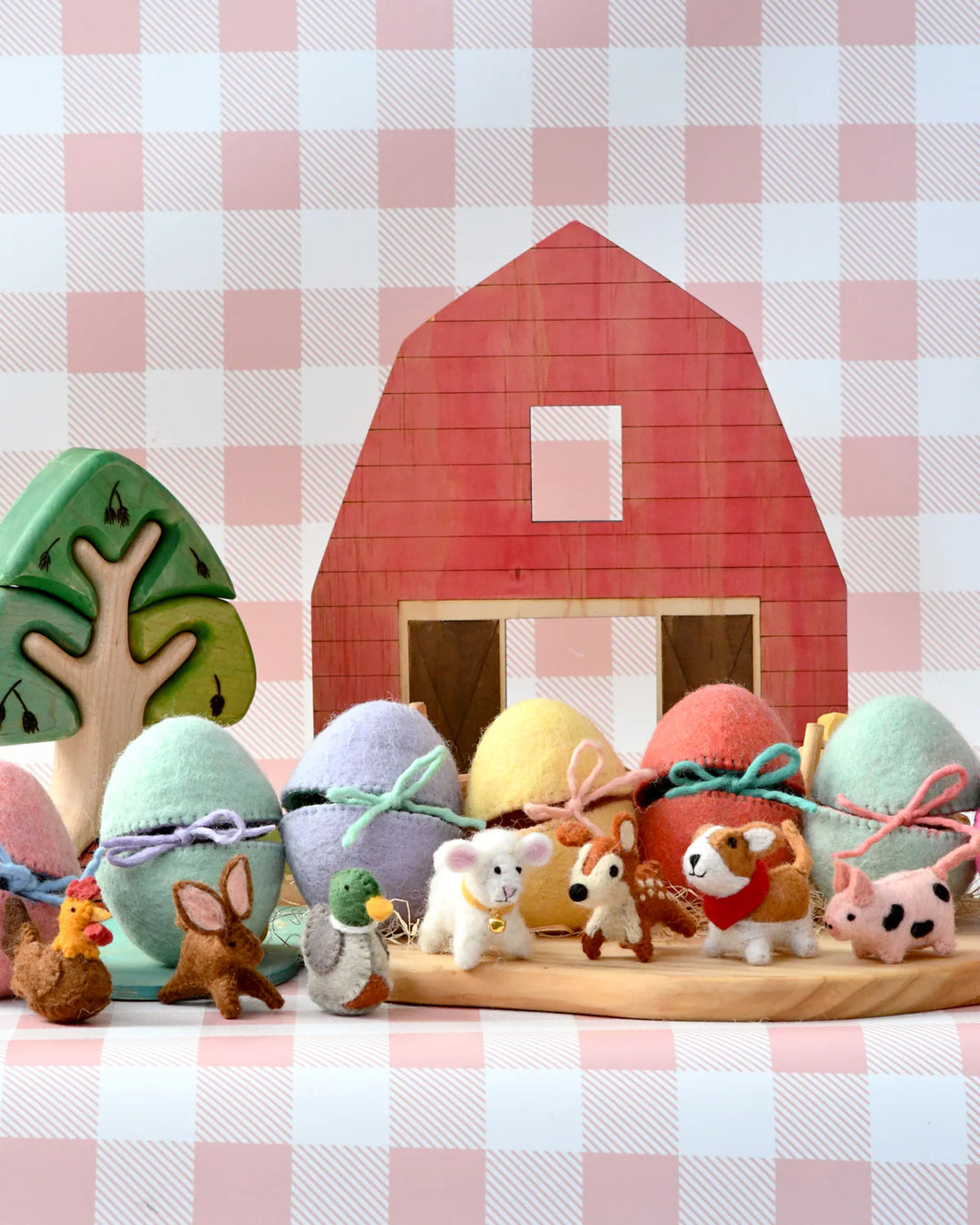Sale Felt Surprise Egg with Lamb Inside