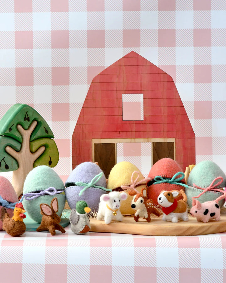 Sale Felt Surprise Egg with Lamb Inside