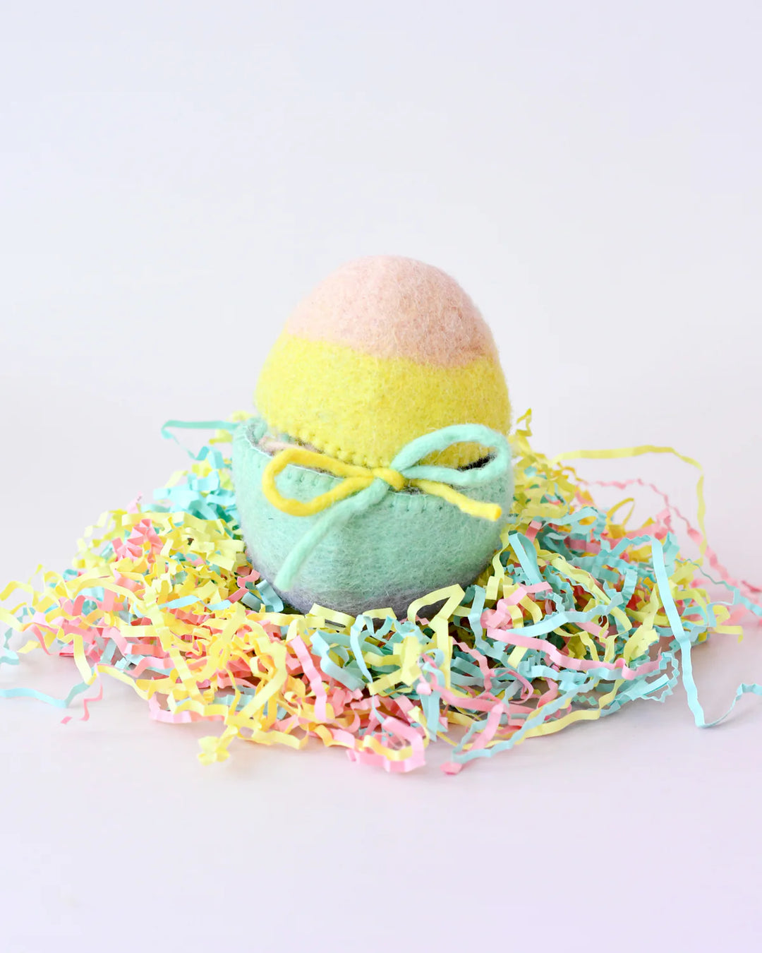 Felt Surprise Egg with Rainbow Unicorn Inside
