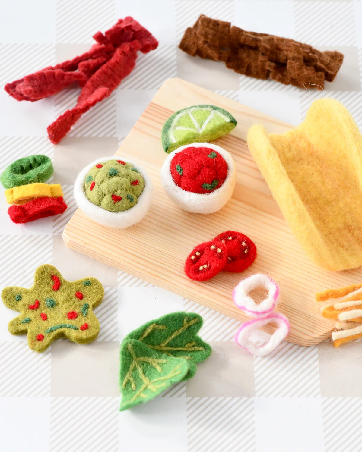 Felt Taco Play Food Set