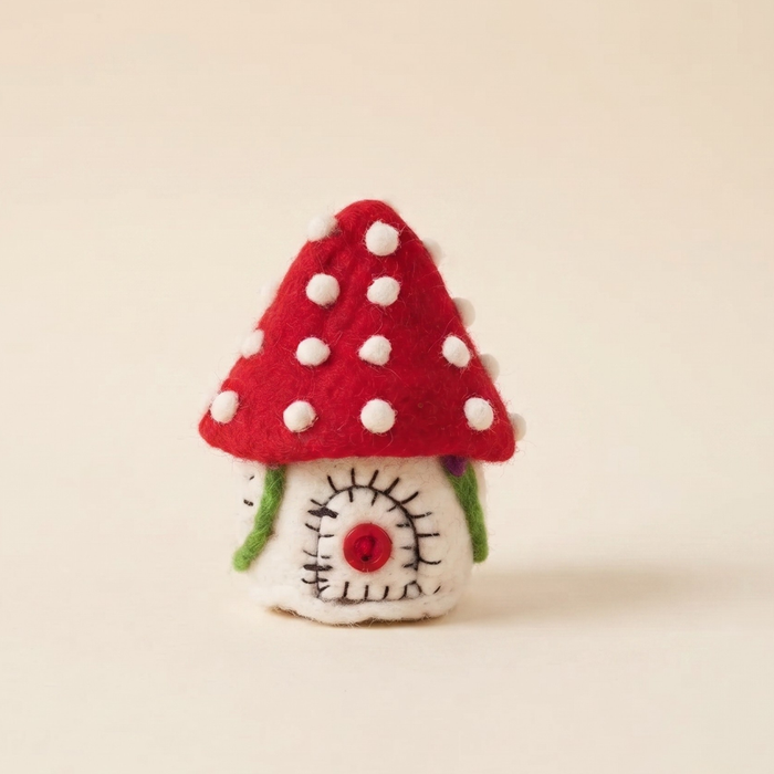 Felt Toadstool Spirit Tiny Home