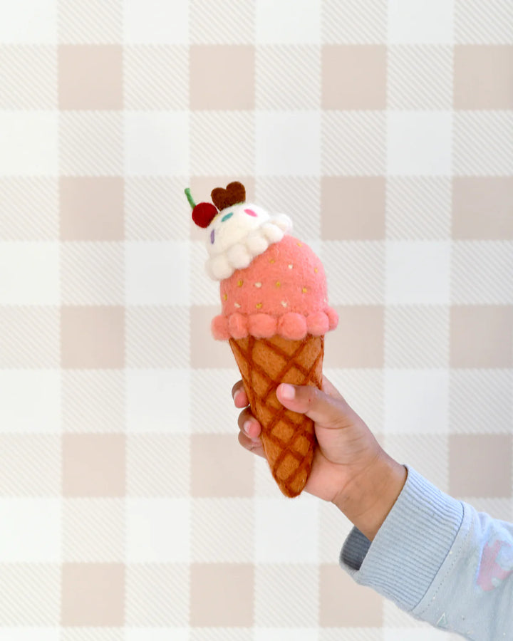 Watermelon and Coconut Sorbet Ice Cream, 2 Scoops