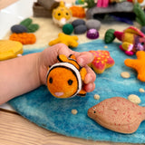 Felt Clown Fish, handmade felt toy from Little Brood. · view 4