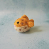 Felt Puffer Fish, made for open-ended, small-world play. · view 3