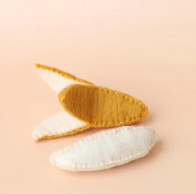 Papoose Felt Banana and Watermelon Set