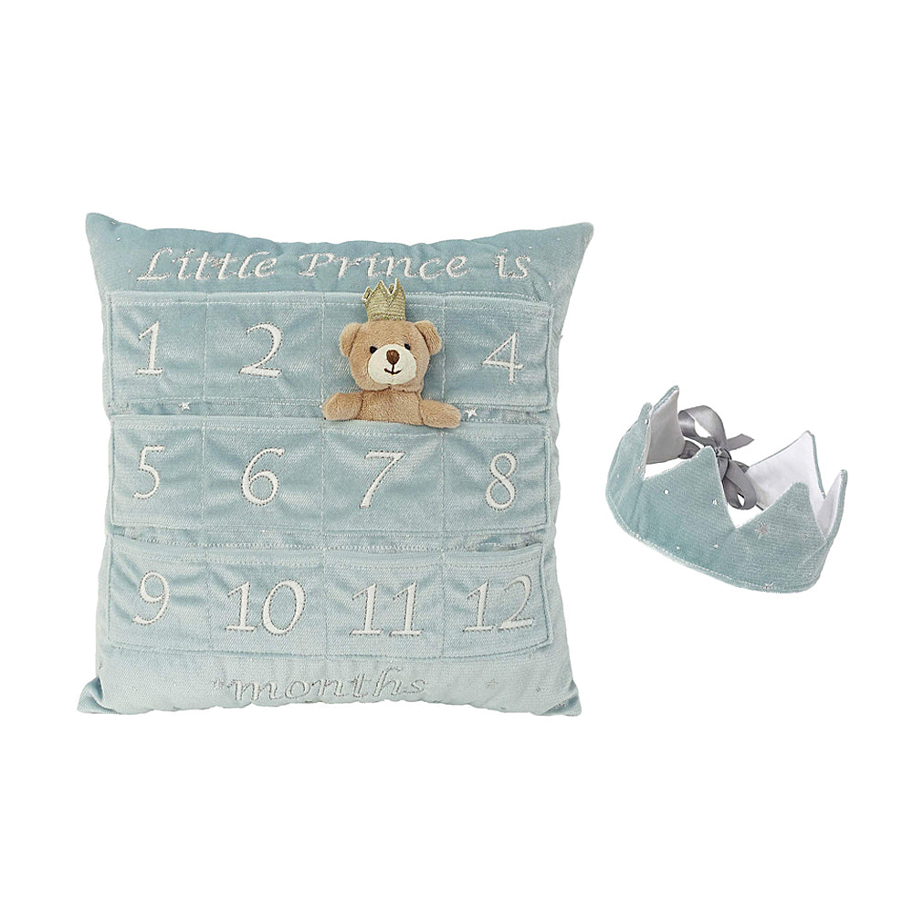 Prince First Year Pillow & Crown Gift Set