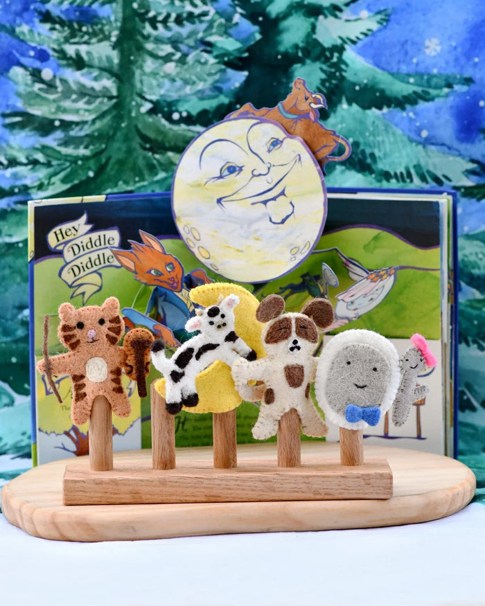 Sale Hey Diddle Diddle Finger Puppet Set