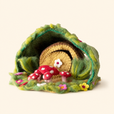 Felt hobbit hollow house for small-world and storytelling play · view 1