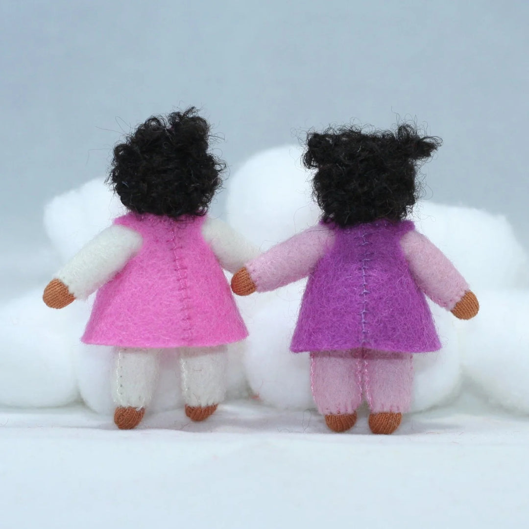 Sale Holiday Helper, Pink Dress, Medium Skin Tone