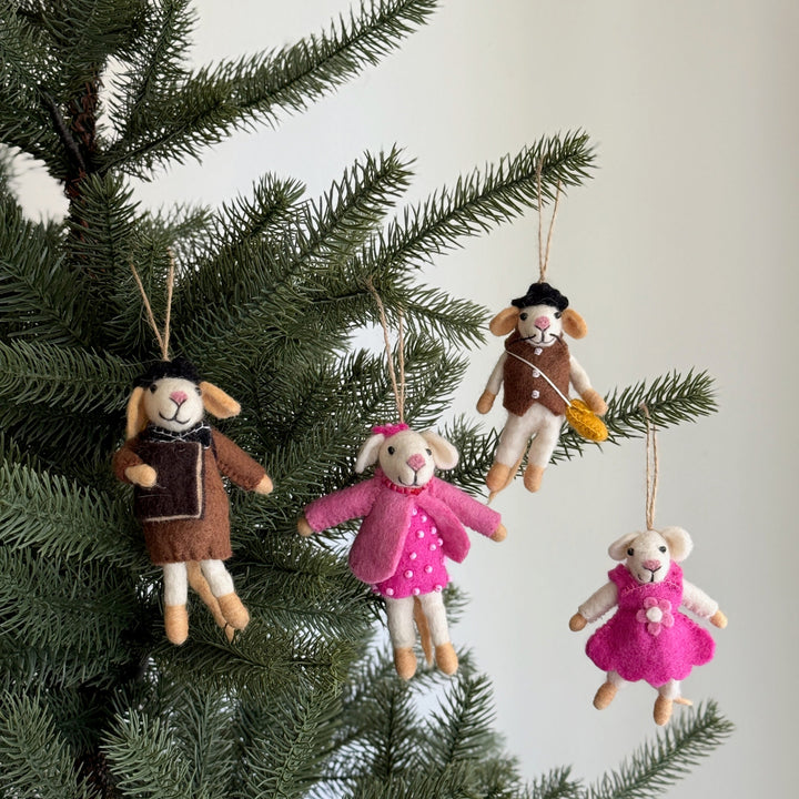 Felt Ornament - Mouse / Mama