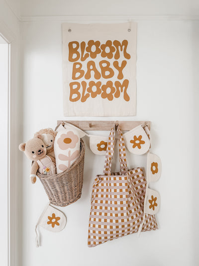 Bloom Canvas Pillow | Hand Screen Printed | Home Décor