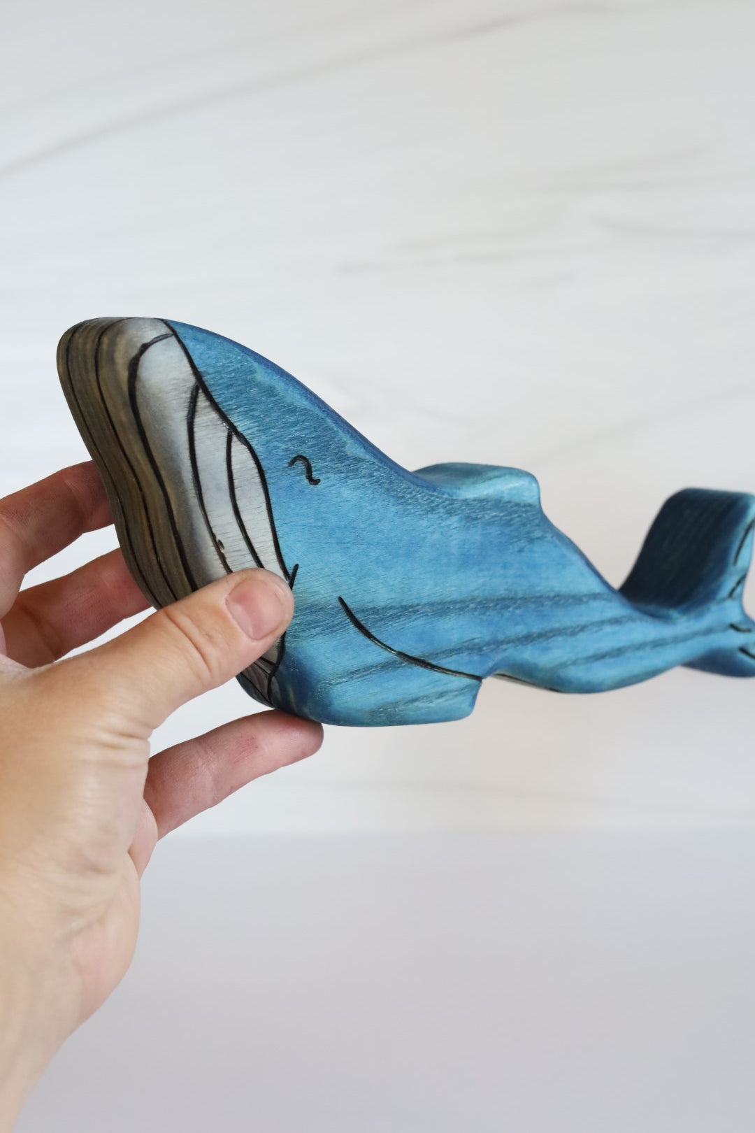 Wooden Humpback Whale Toy