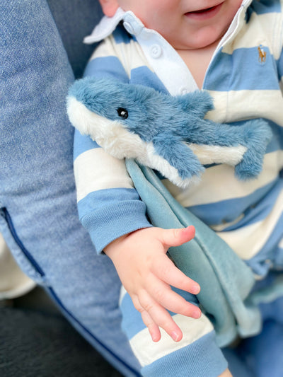 Seaborn Shark Knotted Security Blankie