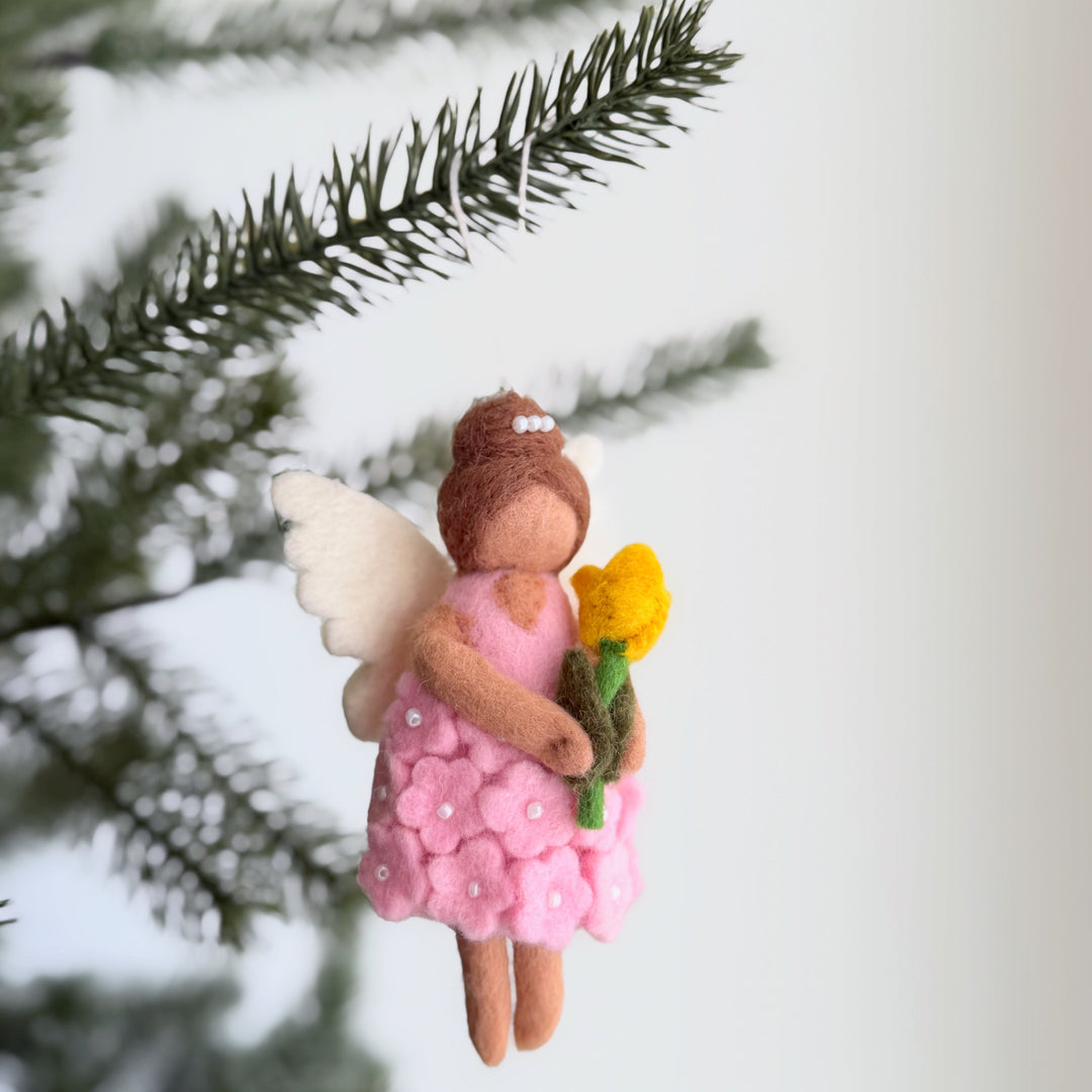 Four Seasons Fairy Felt Ornament Set – Spring, Summer, Fall &amp; Winter Angels