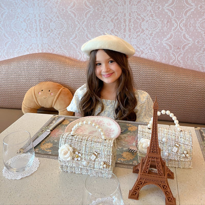 Croissant-Accent Decor Pillow