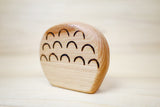 Wooden Puff Ball Mushroom Toy · view 2