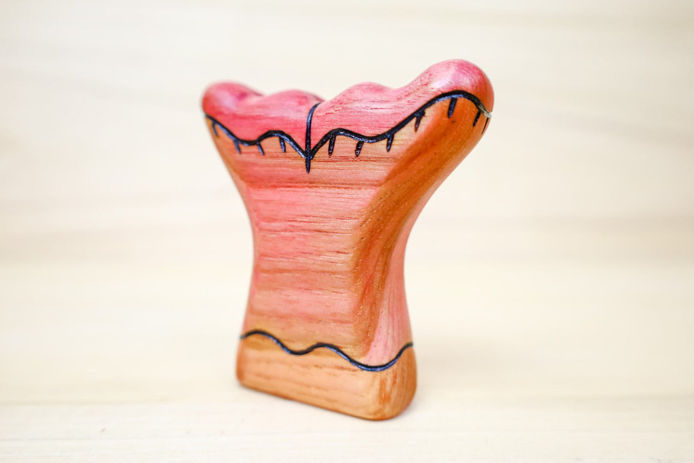 PREORDER - Wooden Pig's Ear Mushroom Toy