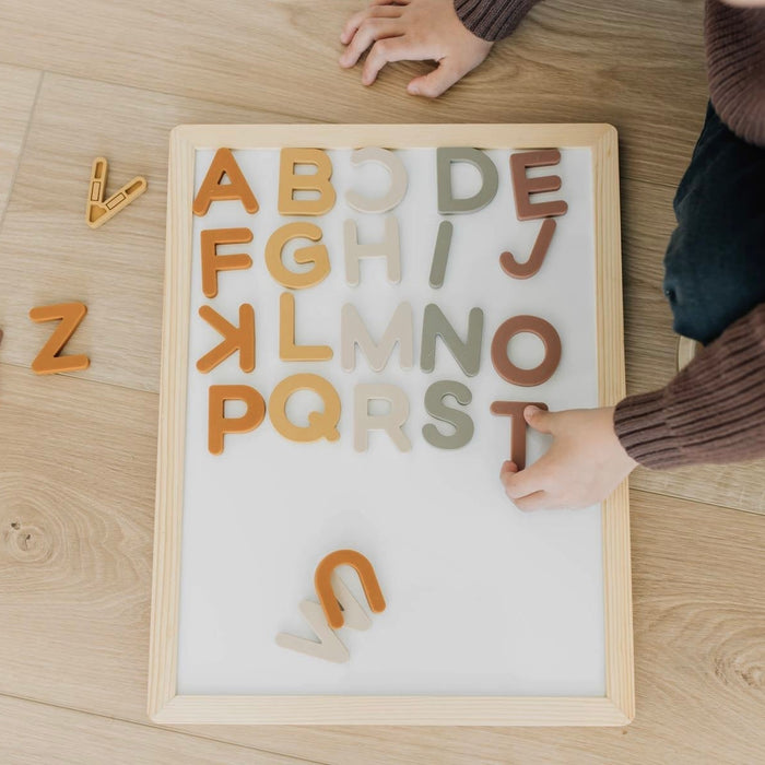 Alphabet Magnet Play Set and Whiteboard Bundle