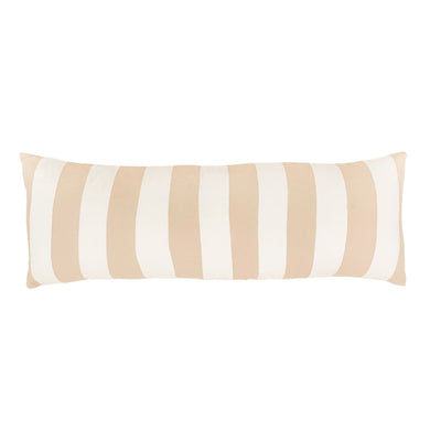 Striped Lumbar, Pink Pillow Cover