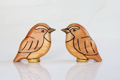 Wooden Wren Bird Toy
