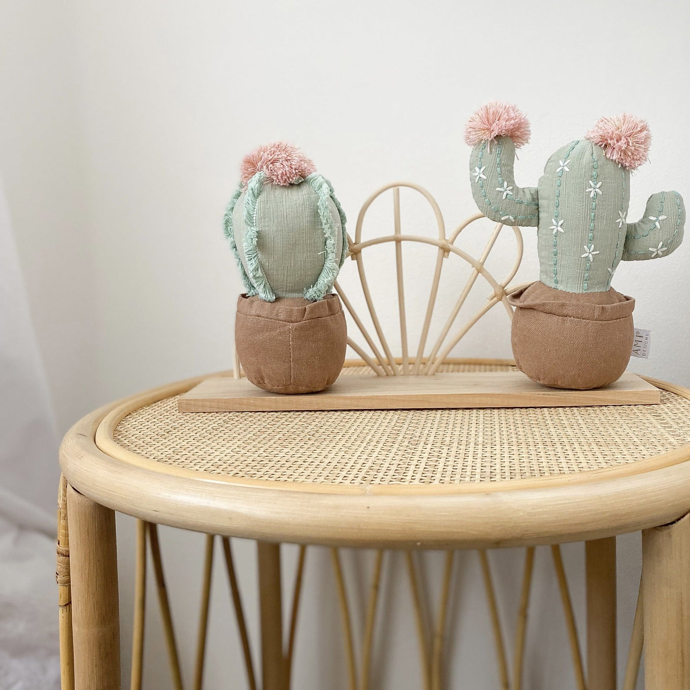 Cactus Pot Shelf Sitter - 2 Asst