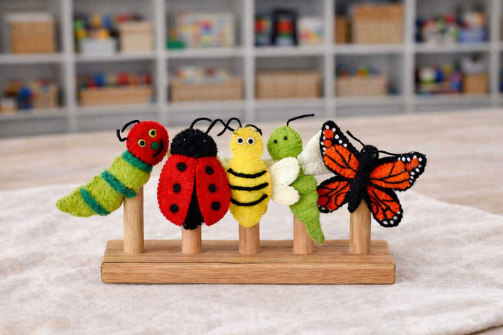 Insect and Bugs Finger Puppet Set of 5