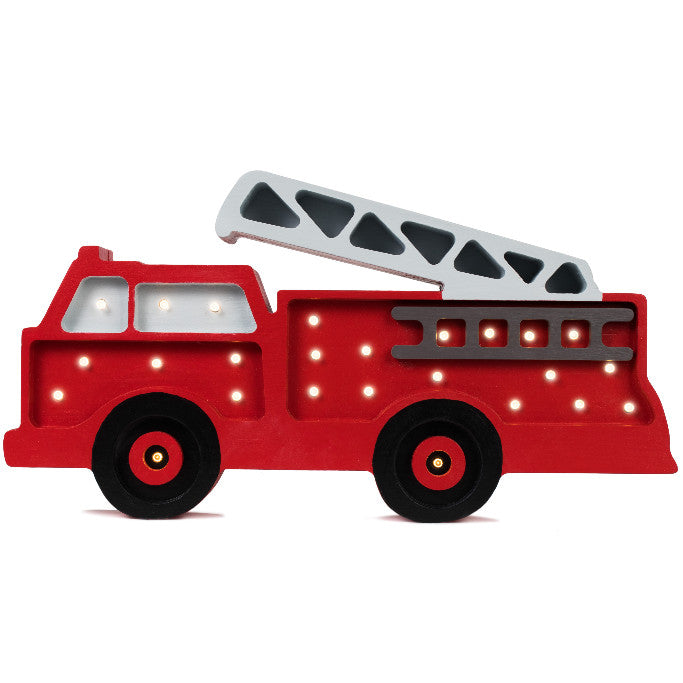 Wooden night light for kids, firetruck lamp, wooden kids decor, wandleuchte, Nachttischlampe , kids room high quality decoration, wooden lamp for kids